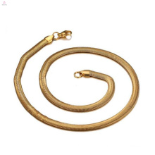 24k Gold 316 Stainless Steel Necklace Snake Chain